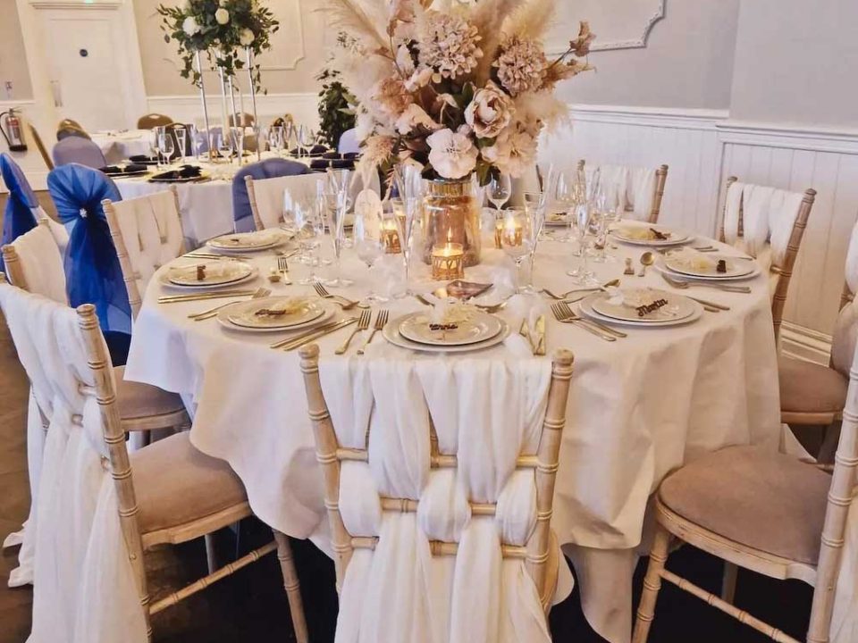 Our Collections - Chair Dressings - Emily Rose Events Hire