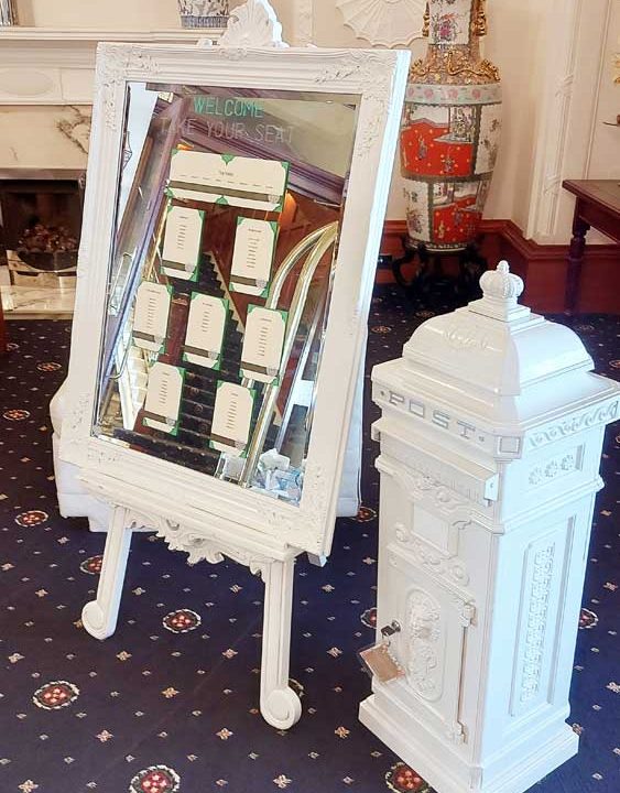 Our Collections - Mirrors and Easels - Emily Rose Events Hire