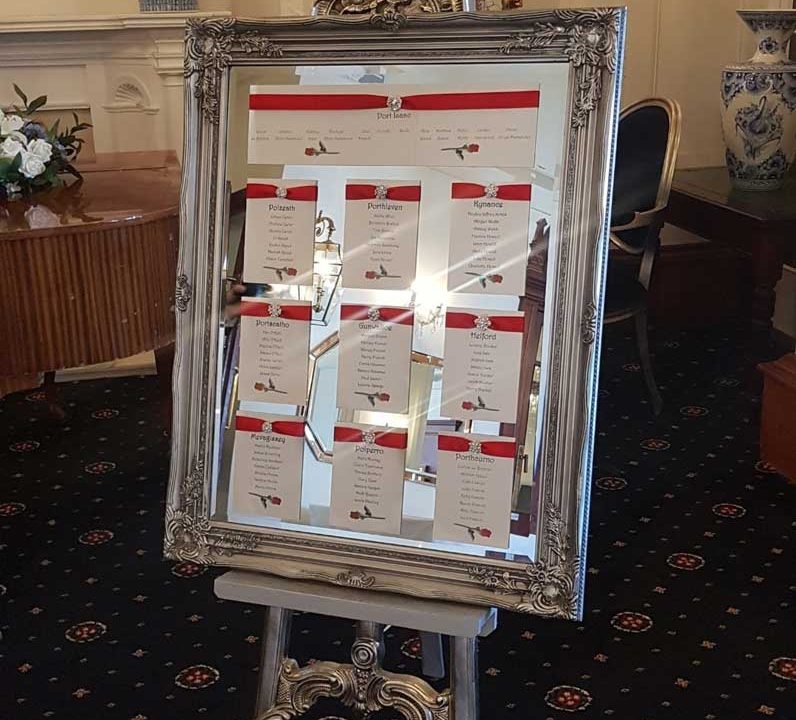 Our Collections - Mirrors and Easels - Emily Rose Events Hire