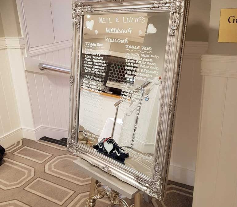 Our Collections - Mirrors and Easels - Emily Rose Events Hire